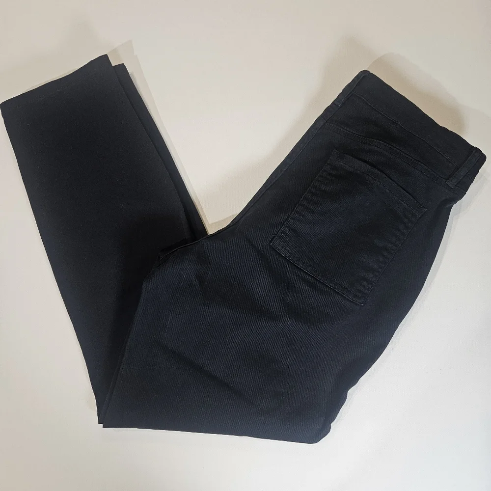 Banana Republic Chino Pants Womens 12 Navy Blue‎ High Rise Straight Leg Casual